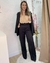 Calça Wideleg Alfaiataria - Preto - Closet Nosso Jeito