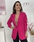 Blazer alfaiataria alongado - Pink na internet