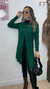 Cardigan Fino em tricô - Verde