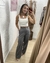 Croped Lia em tricô modal - off white na internet