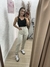 Calça alfaiataria Lena com bolso na frente - cinza/gelo - Closet Nosso Jeito