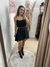 Vestido macaquinho mullet - preto - Closet Nosso Jeito