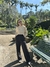 Calça pantalona em Alfaiataria - Preto - comprar online