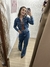 Calça jeans estonada Wideleg na internet