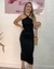 Vestido mídi em Ribana algodão com bojo