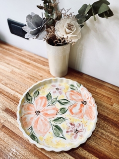 Tartera XXL | Flores Rosas - comprar online