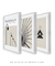 Conjunto de 3 Quadros Decorativos: Parisian, O Guarda-Chuva e Linhas Triangulares - loja online