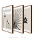 Conjunto de 3 Quadros Decorativos: Parisian, O Guarda-Chuva e Linhas Triangulares na internet