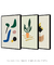 Conjunto de quadros decorativos abstratos e modernos na internet