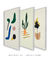 Conjunto de quadros decorativos abstratos e modernos na internet