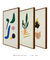 Conjunto de quadros decorativos abstratos e modernos