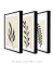 Conjunto de quadros pequenos para sala modernos floral - loja online
