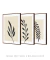 Conjunto de quadros pequenos para sala modernos floral - Quadro cores | quadros decorativos para sala, modernos e grandes