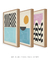 Kit com 3 Quadros Decorativos Abstratos – Arte Colorida para Quarto Moderno