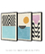 Kit com 3 Quadros Decorativos Abstratos – Arte Colorida para Quarto Moderno na internet