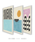 Kit com 3 Quadros Decorativos Abstratos – Arte Colorida para Quarto Moderno - Quadro cores | quadros decorativos para sala, modernos e grandes
