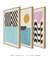 Imagem do Kit com 3 Quadros Decorativos Abstratos – Arte Colorida para Quarto Moderno