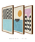 Kit com 3 Quadros Decorativos Abstratos – Arte Colorida para Quarto Moderno