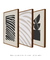 Kit de 3 quadros decorativos minimal modernos - loja online