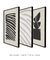 Kit de 3 quadros decorativos minimal modernos - loja online