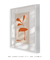 Quadro decorativo flor silvestre abstrata