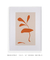 Quadro decorativo flor silvestre abstrata