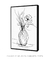 Imagem do Quadro decorativo jarro de flores em linhas