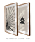 Quadro decorativo linhas triangular e guarda chuva - Quadro cores | quadros decorativos para sala, modernos e grandes