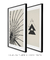 Quadro decorativo linhas triangular e guarda chuva - Quadro cores | quadros decorativos para sala, modernos e grandes