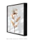 Quadro decorativo ramo de algodoeiro