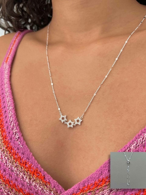 Colar gravatinha estrela