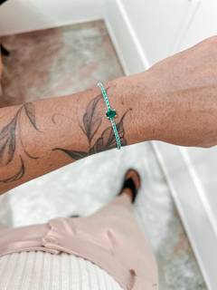 Pulseira Riviera verde turmalina