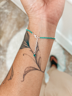 Pulseira Riviera verde turmalina - comprar online