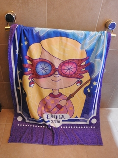 Toallon de Luna Lovegood harry potter - comprar online