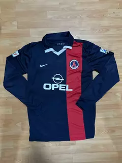 Camiseta Retro de PSG Manga Larga