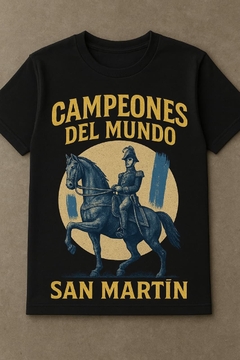 Remera Campeones del Mundo San Martin
