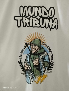 Remera Blanca Veterano de Malvinas - comprar online