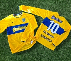 Camiseta Suplente de Boca Juniors 2000 Manga Larga