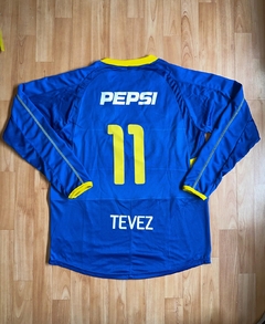 Camiseta de Boca Juniors 2003 Manga Larga (Tevez) - Mundo Tribuna