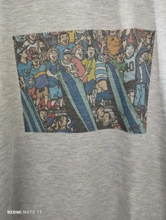 Remera Gris de Hinchadas - comprar online