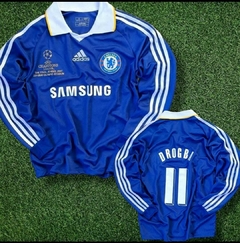 Camiseta Retro de Chelsea Manga Larga