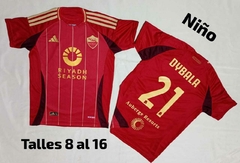 Camiseta de Niños de Roma (Dybala)