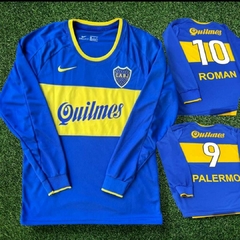 Camiseta de Boca Juniors 2000 Manga Larga