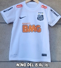 Camiseta Retro de Niños de Santos (Neymar)