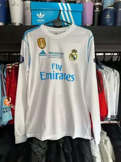 Camiseta Retro de Real Madrid Manga Larga - tienda online