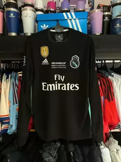 Camiseta Retro de Real Madrid Manga Larga - comprar online