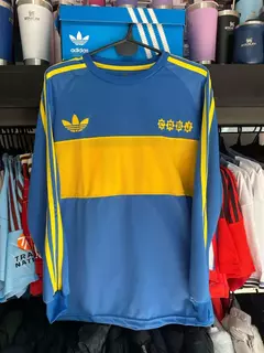 Camiseta manga Larga de Boca juniors 1981 - tienda online