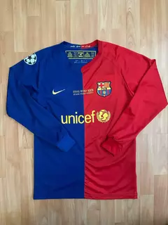 Camiseta Retro de Barcelona 2009 Manga Larga - comprar online