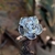 Anillo Gran Rosa de Plata 925 - comprar online