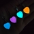 Dijes Corazón Fotoluminiscente Brilla en la Oscuridad - tienda online